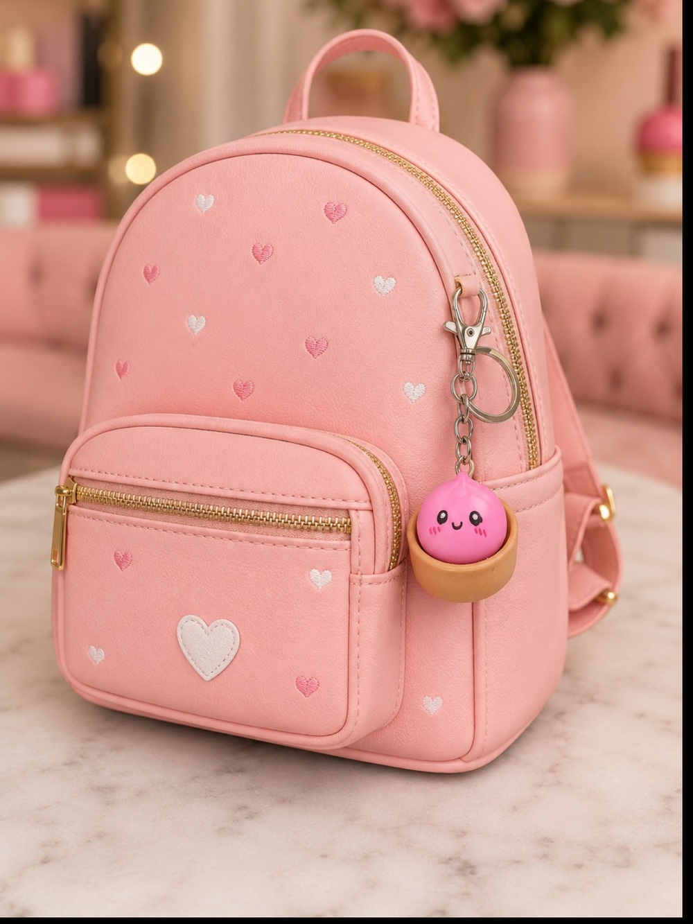 New Viral Dumpling Clicker Clickeez Light Up Bag Charm/ Keychain